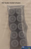 Sce-0121 - Sixcoupled Wheels & Tyres Unpainted 10Pk O Scale Part