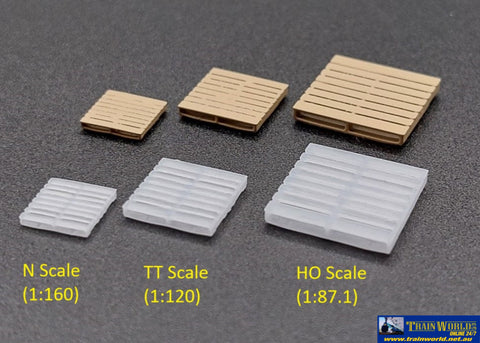 Sce-0140 Six-Coupled Engineering ’Bulk Shipping Pallets’ *24-Pack* Ho-Scale (1:87) Part