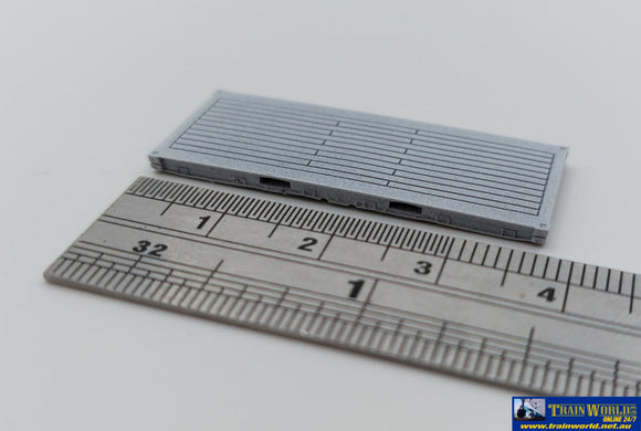 SCE-0142 Six-Coupled Engineering 20’ Intermodal Flat-Rack kit (2k) N Scale ContainerAndLoad