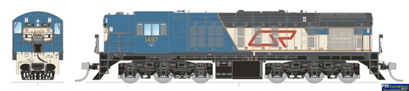 Sds-1460Ho320 Sds Models Qr 1460-Class #1497 Logo Late-Scheme Blue/Grey/White 1970S-90S Ho
