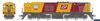 Sds-1460Ho326 Sds Models Qr 1502-Class #1526 Logo ’Bronco’ Corporate Maroon/Yellow 1990S Ho