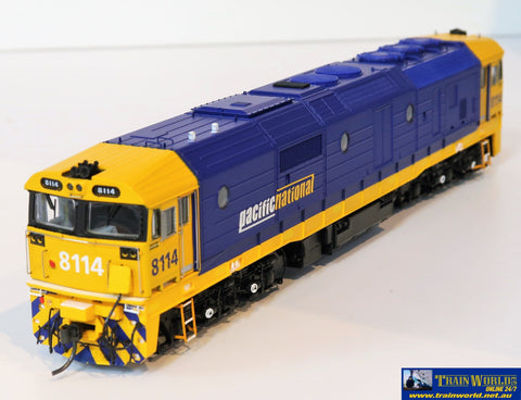 Sds-81336 Sds Models 81-Class #8114 Pacific National Blue/Yellow Ho-Scale Dcc-Ready Locomotive