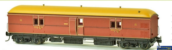 Sds-Eho017 Sds Models Eho-Type Express Brake-Van (As-Built) Full-Panelling - Tuscan-Red With