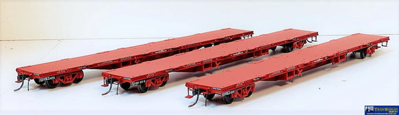 Sds-Fqx105 Sds Models Container Wagon Vqcx V/line Pack-F(3) Lr Ho Scale Rolling Stock