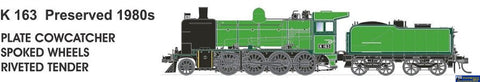 SDS-KVR513 SDS Models K-Class 2-8-0 #K163 *Preserved 1980s 2-Tone Green* HO-Scale DCC/Sound-Fitted Locomotive