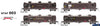 SDS-NTAF003 SDS Models NSWSRA NTAF Rail Tank Wagons (4) HO scale Rolling Stock