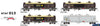 SDS-NTAF013 SDS Models NSWSRA NTAF Rail Tank Wagons (4) HO scale Rolling Stock