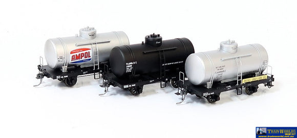 Sds-Ot003 Sds Models Ot-Type (4-Wheel) Rail Tank Car (Pack-C 1970/80S) #ot506 (Black) Ot511 (Ampol)