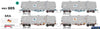 SDS-PRY005 SDS Models Cement Wagons SRA 80’s to mid 90’s (4) HO scale Rolling Stock