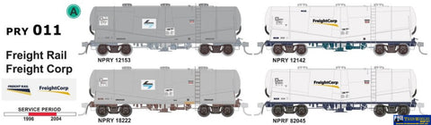 SDS-PRY011 SDS Models Cement Wagons Freight Corp 96 to 04 (4) HO scale Rolling Stock