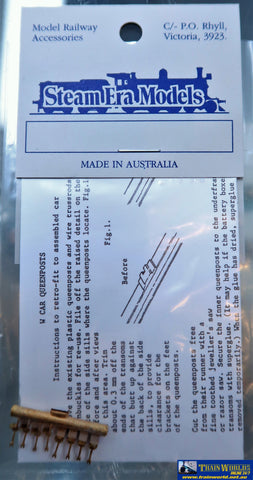 Sem-C15 Steam Era Models C15 W Car Queenposts (8) Ho Part