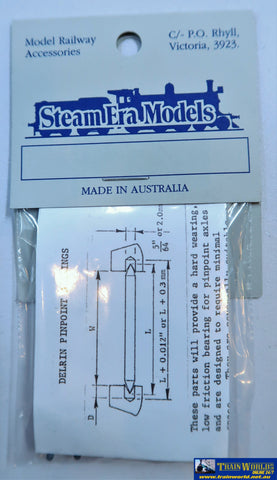 Sem-M04 Steam Era Models M4 Delrin Pinpoint Bearings (60) Ho Part