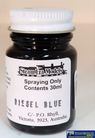 Sem-P03 Steam Era Models Enamel (Oil) Paint Gloss Diesel Blue 30Ml Glueandpaint