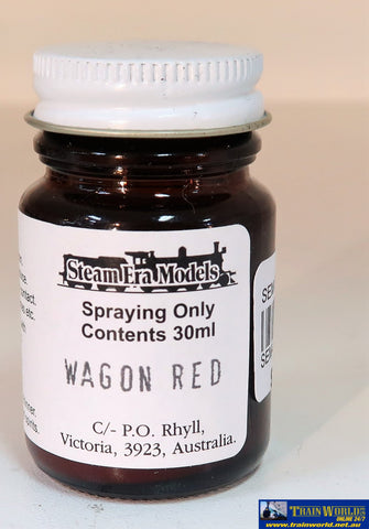 Sem-P07 Steam Era Models Enamel (Oil) Paint Gloss Wagon Red 30Ml Glueandpaint