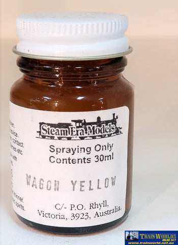 Sem-P08 Steam Era Models Enamel (Oil) Paint Gloss Wagon Yellow 30Ml Glueandpaint