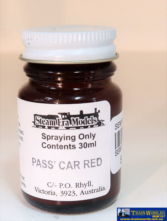 Sem-P09 Steam Era Models Enamel (Oil) Paint Gloss Passenger Car Red 30Ml Glueandpaint