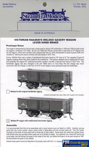 Sem-R29L Steam Era Models Kit Vr Ry-Type Welded Open-Wagon With Modernised Lever-Handbrake Rigging