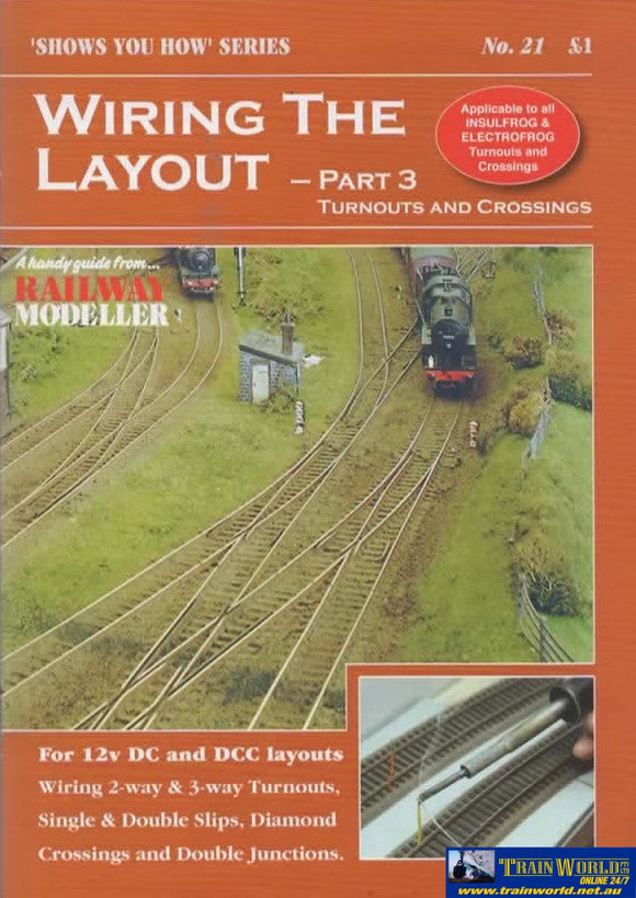 Shows You How Series: No.21 Wiring The Layout Part-3 Turnouts & Crossovers -For 12V Dc Dcc Layouts