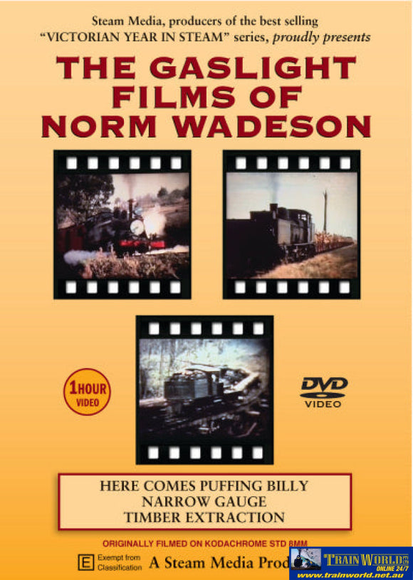 Smp-Sm030Dv Steam Media Productions The Gaslight Films Of Norm Wadeson Cdanddvd