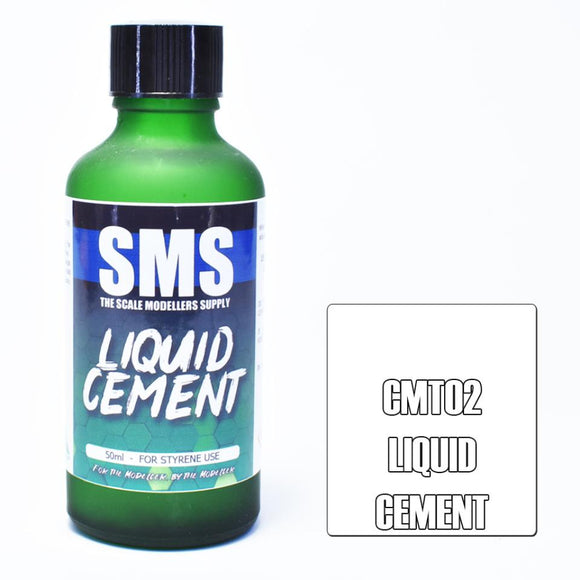 Sms-Cmt02 The Scale Modellers Supply Liquid-Cement 50Ml Glueandpaint
