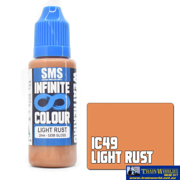 Sms-Ic49 The Scale Modellers Supply Infinite Colour Light Rust 20Ml Glueandpaint