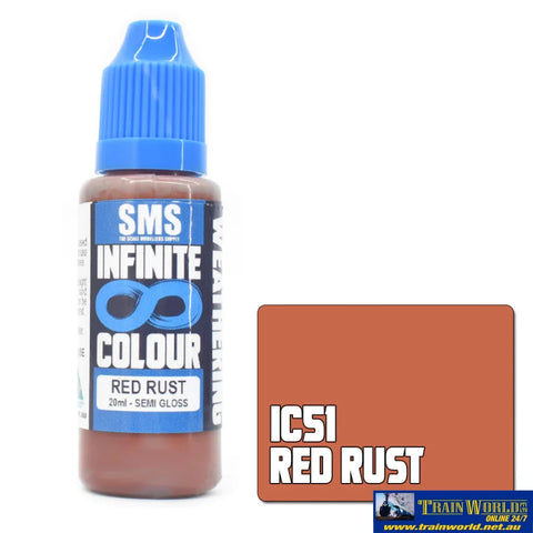 Sms-Ic51 The Scale Modellers Supply Infinite Colour Red Rust 20Ml Glueandpaint