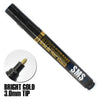 Sms-Mkr04 The Scale Modellers Supply Hyperchrome Marker (Bright Gold) 3.0Mm Glueandpaint