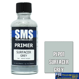 Sms-Plp01 The Scale Modellers Supply Primer Surfacer Grey 50Ml Glueandpaint
