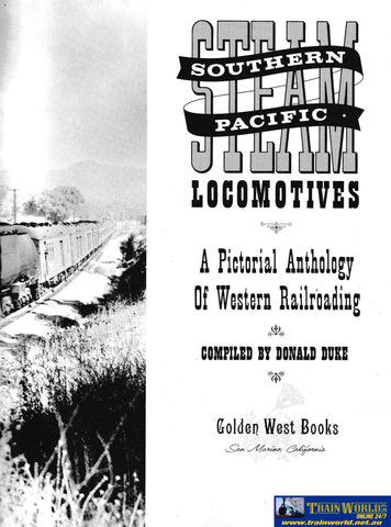 Southern Pacific Steam Locomotives -Used- (UB3C-1638H) - Reference
