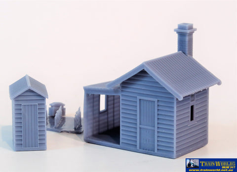 Srr-Gkhho Roundhouse Models Gate Keepers Hut With Toilet Ho Scale Structures