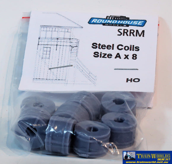 Srr-Schoa Roundhouse Models Steel Coils Size A X 8 Ho Scale Structures