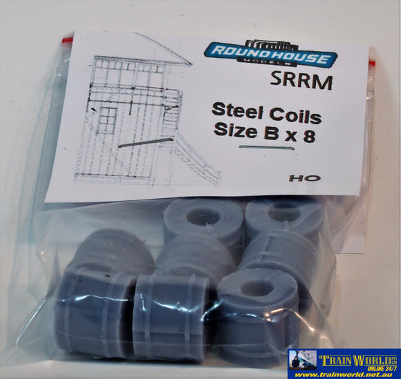 Srr-Schob Roundhouse Models Steel Coils Size B X 8 Ho Scale Structures