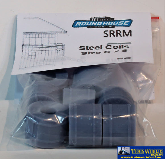 Srr-Schoc Roundhouse Models Steel Coils Size C X 8 Ho Scale Structures