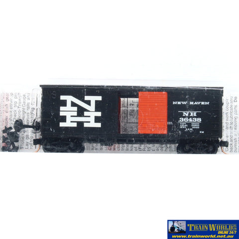 SSH-1000 Used Goods Micro Trains Lines 40’ Boxcar New Haven N Scale - Rolling Stock