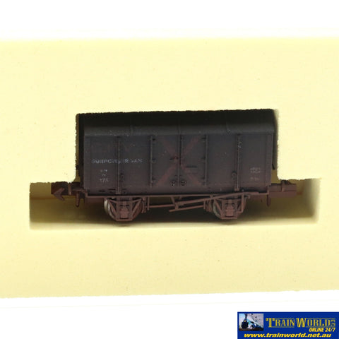 SSH-1043 Used Goods Dapol GWR 175 Gunpowder Van (weathered) N Scale DC - Rolling Stock