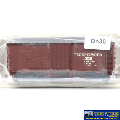 SSH-1182 Used Goods Bachmann Pennsylvania Box Car #556 On30 Scale - Rolling Stock