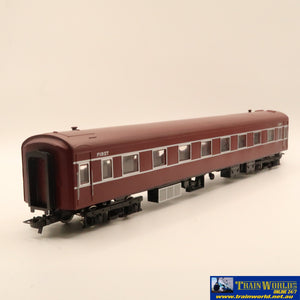 Ssh-221 Used Goods Powerline Models Victorian Railways S Car Vr Red/Silver First Ho Scale Locomotive