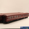 Ssh-224 Used Goods Powerline Models Victorian Railways S Car Vr Red/Silver 3 Pack Ho Scale