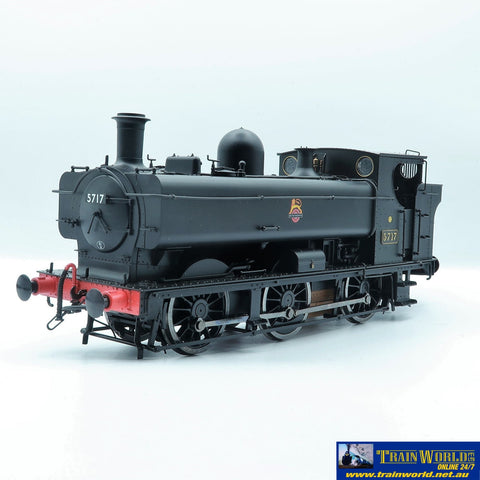 SSH-656 Used Goods Dapol Class 57XX Pannier BR Black Early Emblem 5717 DCC Ready O Scale - Locomotive