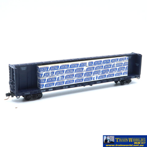 SSH-711 Used Goods Red Caboose Tri Con Centre Beam Car w/load N Scale - Rolling Stock