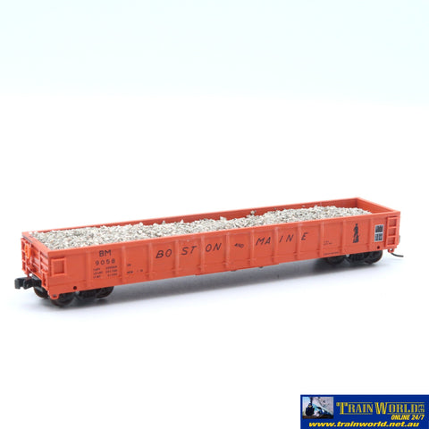 SSH-715 Used Goods Atlas Gondola B&M w/load weathered N Scale - Rolling Stock