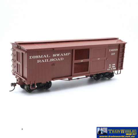 SSH-745 Used Goods Spectrum On30 Ventilated Box Car Dismal Swamp RR #117 - Rolling Stock