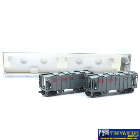SSH-804 Used Goods KATO AC&F 70t Covered Hopper CB&Q N Scale (2) - Rolling Stock