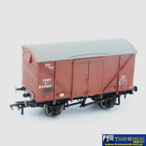 SSH-824 Used Goods Bachmann Branch Line 12 Ton Ventilated Fruit Van BR Bauxite (late) OO Scale - Rolling Stock