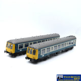 SSH-835 Used Goods Bachmann Branch Line Class 108 DMU BR Blue & Grey DCC Ready OO Scale - Locomotive