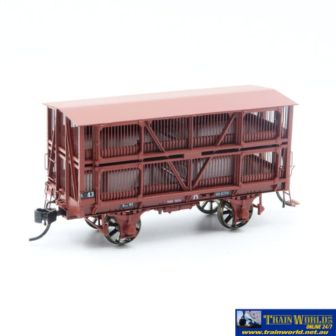 SSH-854 Used Goods Ozrail Model Trains VR L Sheep Wagon L43 HO Scale - Rolling Stock
