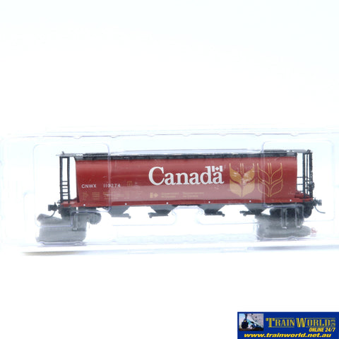 SSH-862 Used Goods Intermountain Cylindrical Hopper Red Canada #110724 N Scale - Rolling Stock