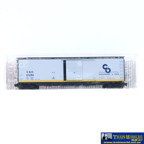SSH-874 Used Goods Micro Trains Lines 50’ Boxcar C&O N Scale - Rolling Stock