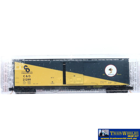 SSH-879 Used Goods Micro Trains Lines 50’ Boxcar C&O N Scale - Rolling Stock