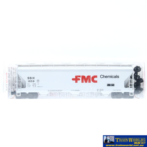 SSH-907 Used Goods Micro Trains Lines 3 Bay Centerflow Hopper FMC N Scale - Rolling Stock